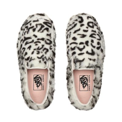 Vans Sandy Liang Classic Slip-On Platform - Kadın Platform Ayakkabı (Beyaz)